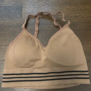Born Primitive Brown and Black seamless sports bra